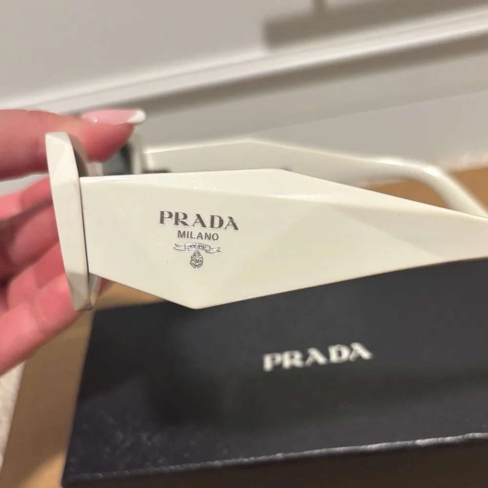 Prada Cream Wearable Glasses